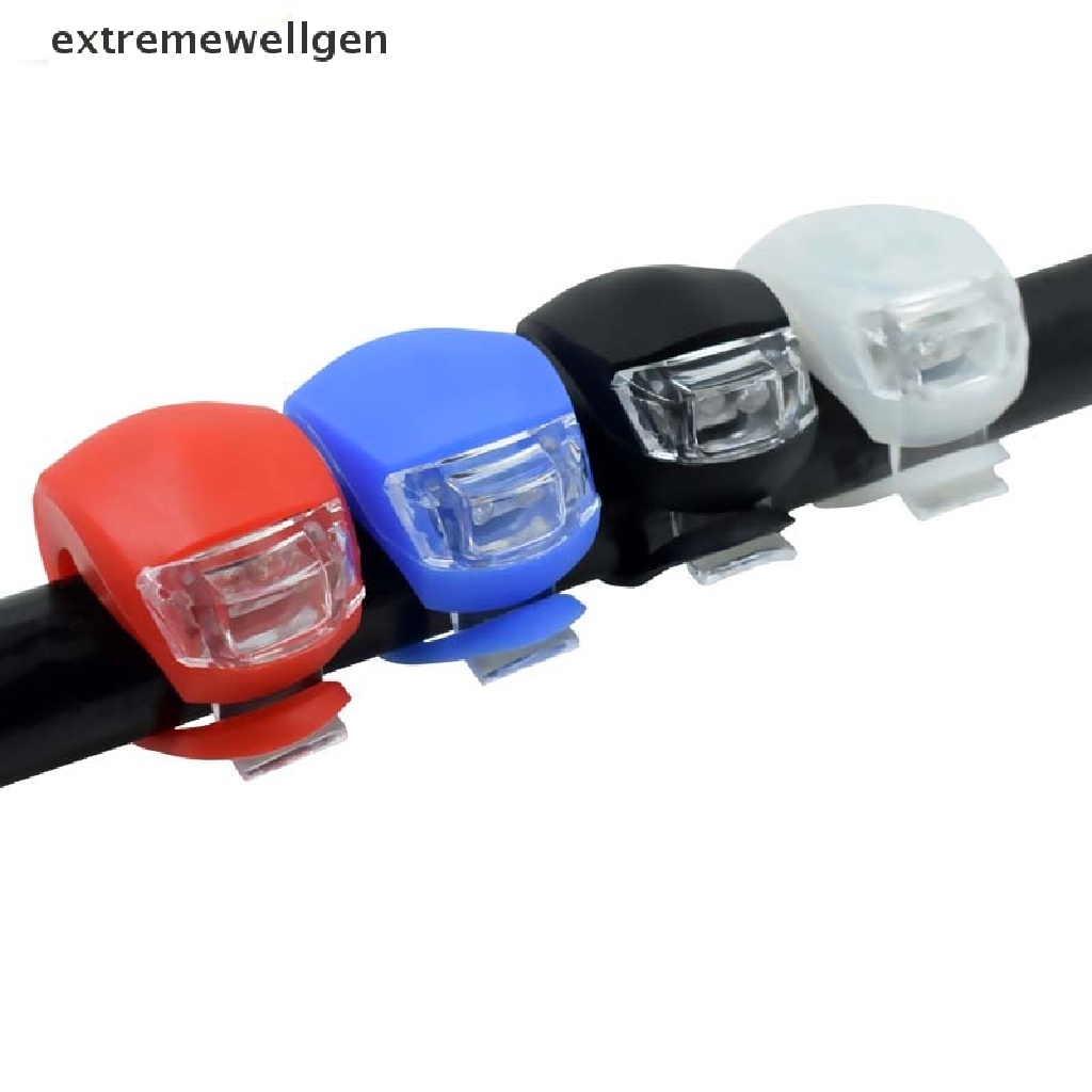 Đèn LED Silicone Gắn Phía Trước Xe Đạp Chống Thấm Nước LLF