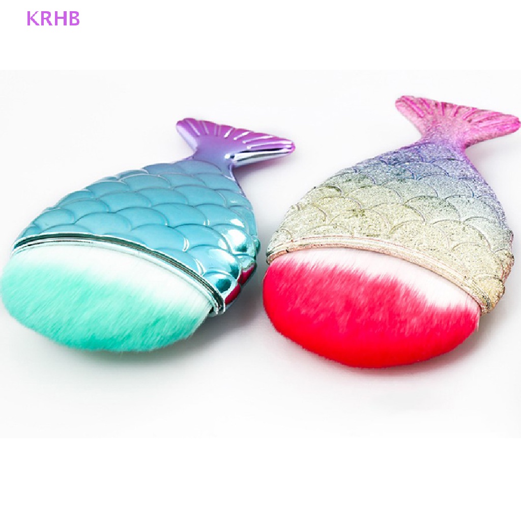 Cọ Trang Điểm Đáy Phẳng Hình Đuôi Cá KRHB