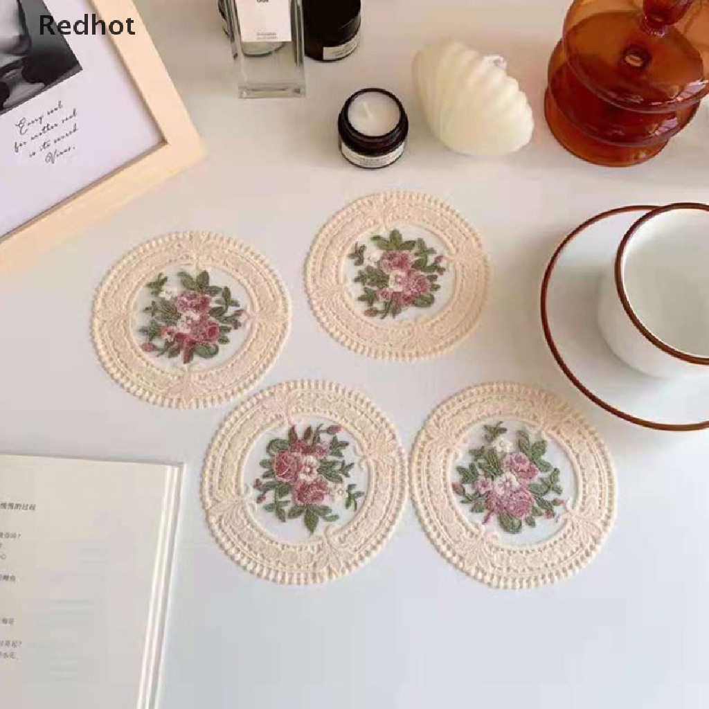 Miếng Lót Ly Handmade Hình Tròn 4.33 &quot;