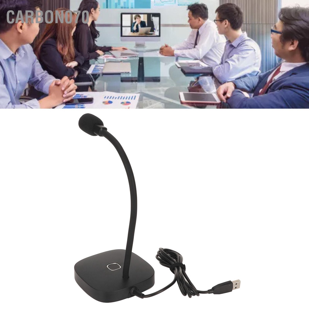 Carbon070 Micro USB Chuyên Nghiệp 360 Độ Đa Hướng Bán Điện Dung Cho Phát Trực Tuyến Podcasting Ghi Âm Giọng Hát