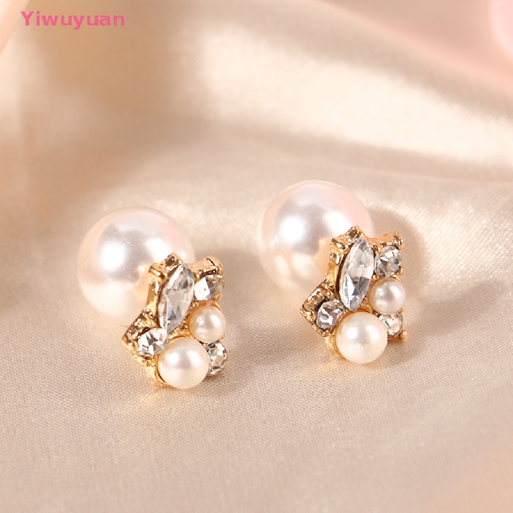 Khuyên Tai Ngọc Trai Hai Mặt Thời Trang Mới Cho Nữ