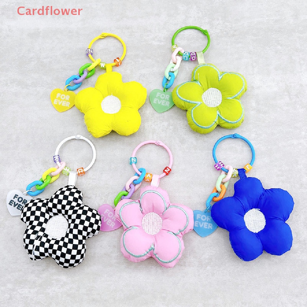 1 Móc Khóa Hoa Hướng Dương Vải Dễ Thương Mới