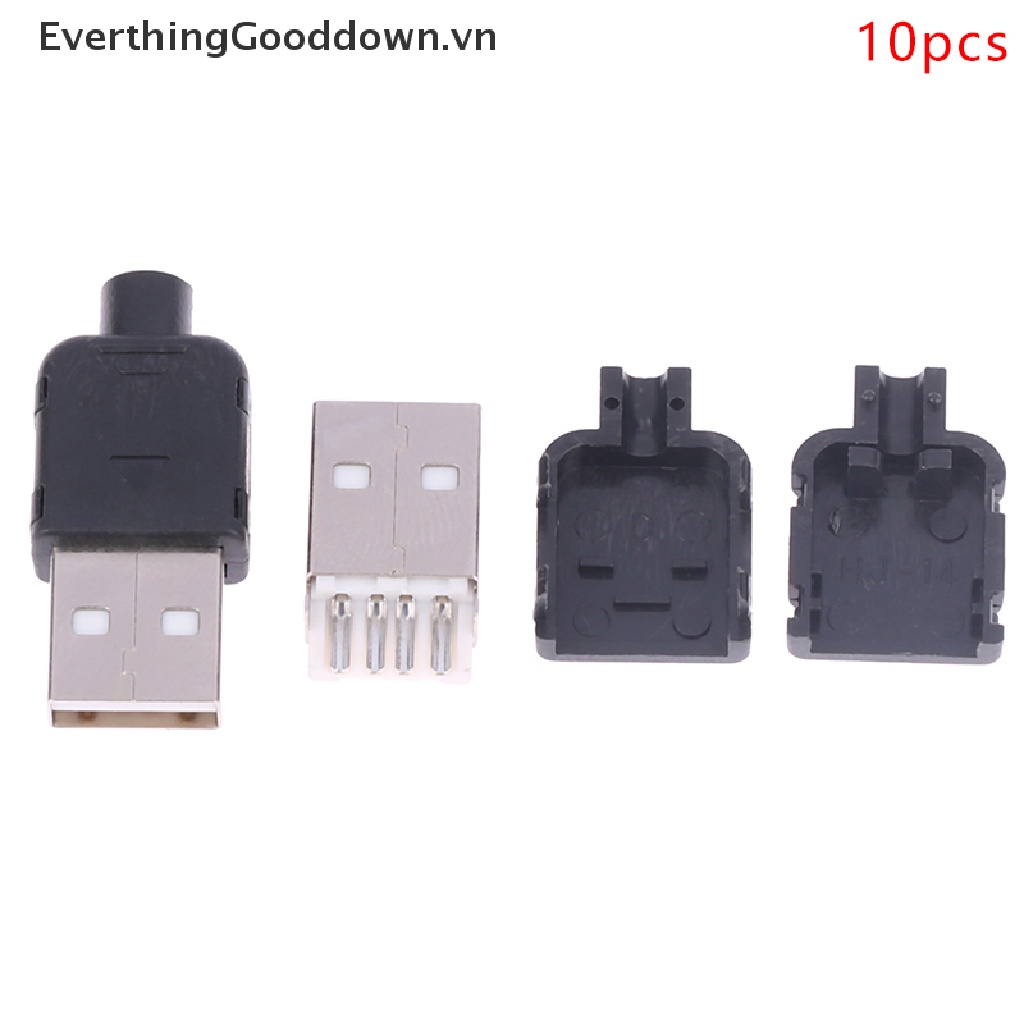 Set 10 Đầu Nối USB 2.0 4 Chấu Tiện Dụng