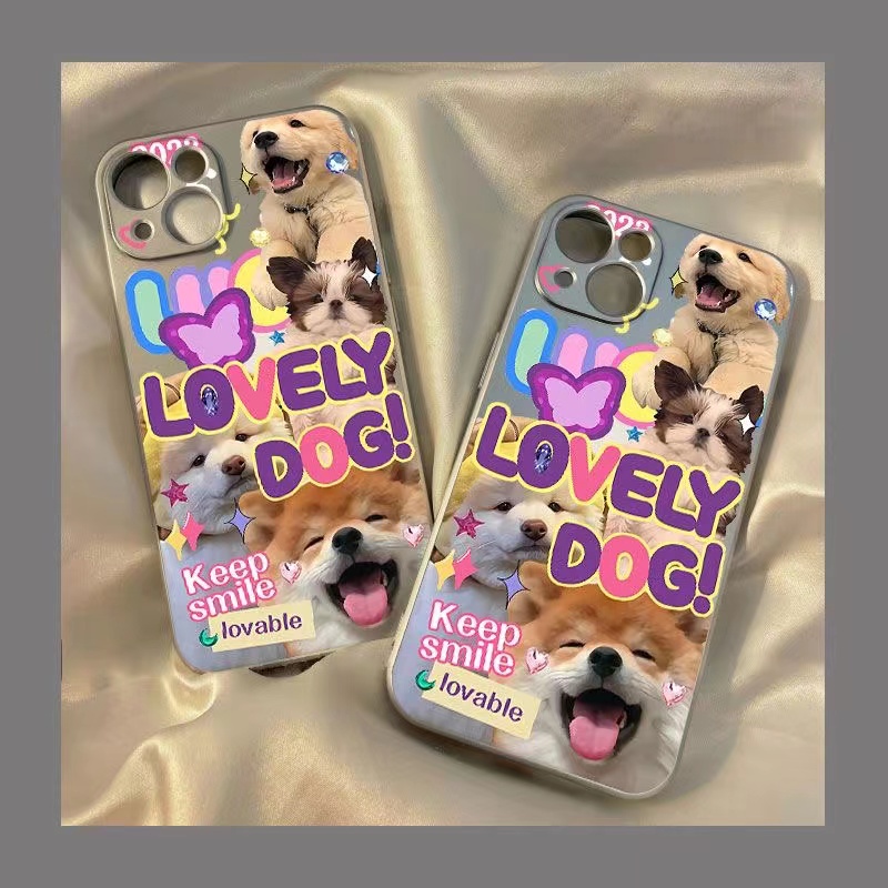 Ốp Điện Thoại Silicon TPU Mềm Trong Suốt Mạ Điện Chống Sốc In Họa Tiết Dễ Thương Cho IPhone 14 13 11 Pro Max 12 8 7 Plus XS XR X 6 6s