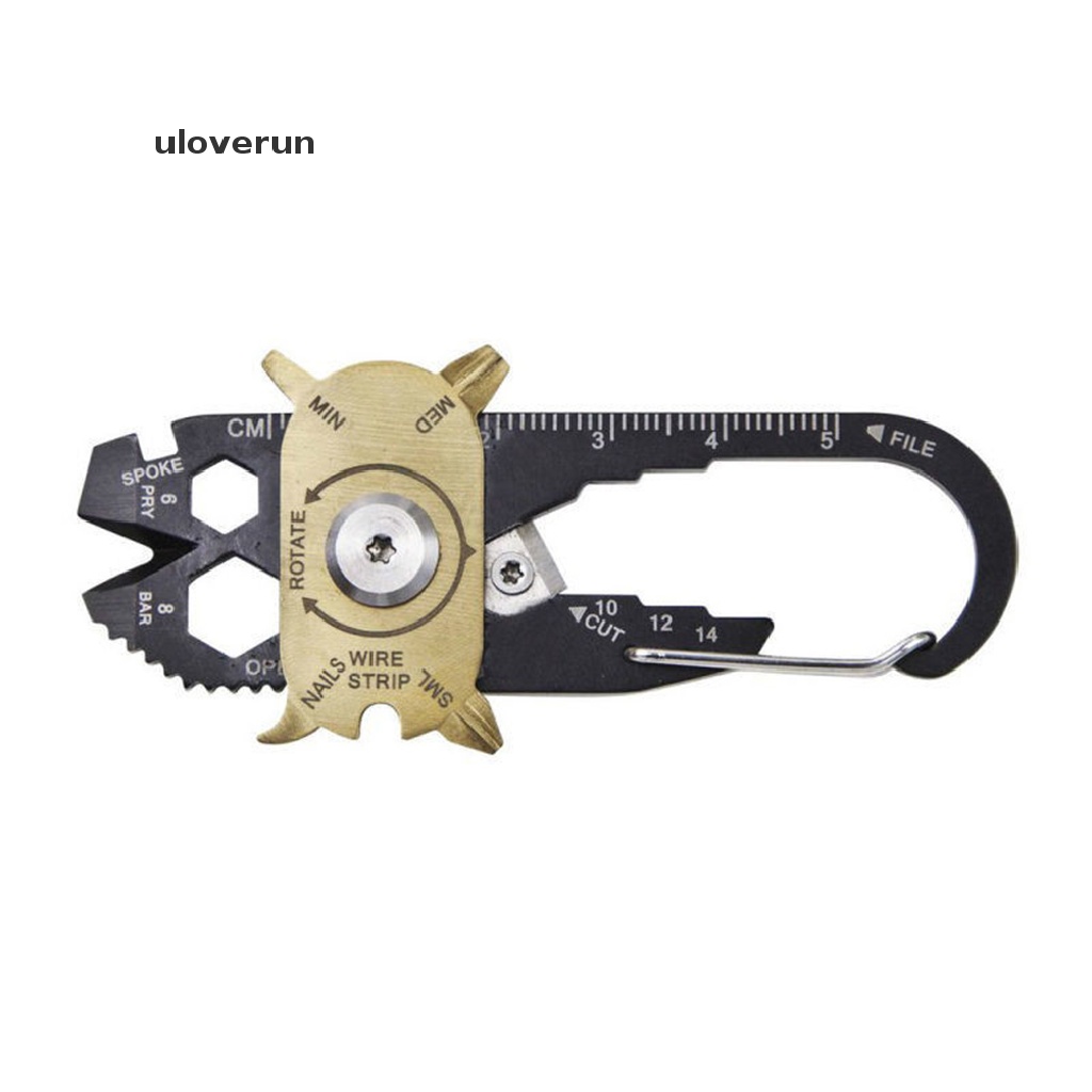 Móc Khóa Kiêm Dụng Cụ Mở Nắp Chai Đa Năng 20 Trong 1