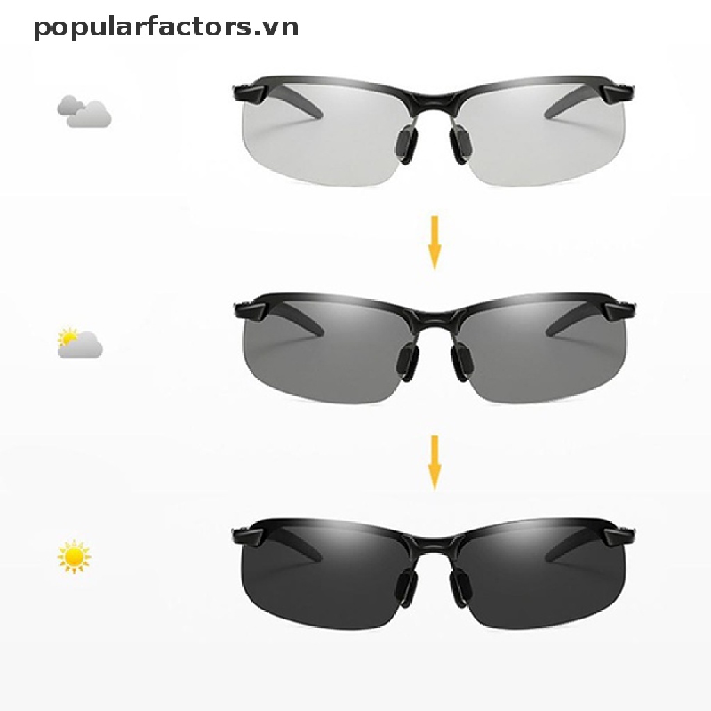Kính Mát Phân Cực Chống Tia UV 400 Dùng Lái Xe Ban Đêm Cho Nam