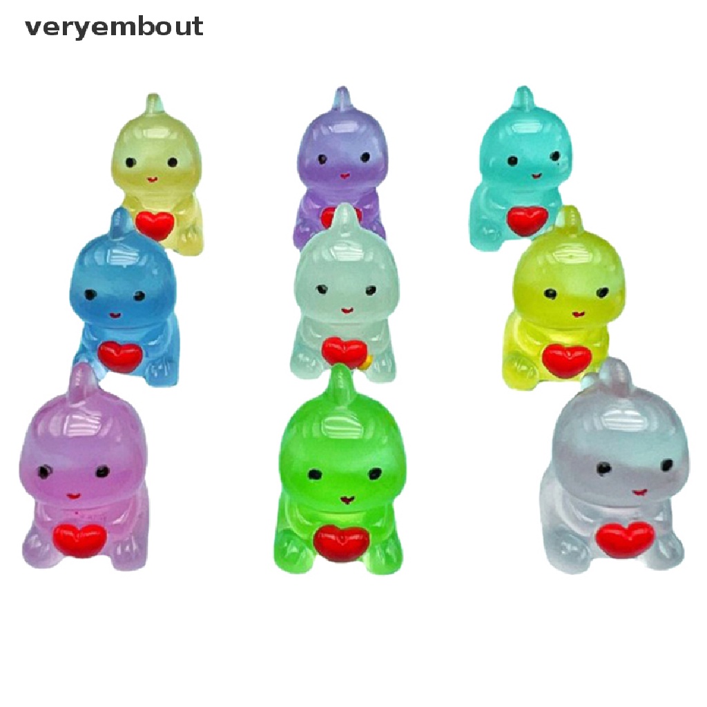 Ut Bộ 5 Tượng Hoạt Hình Phát Sáng Trong Đêm Dùng Để Trang Trí