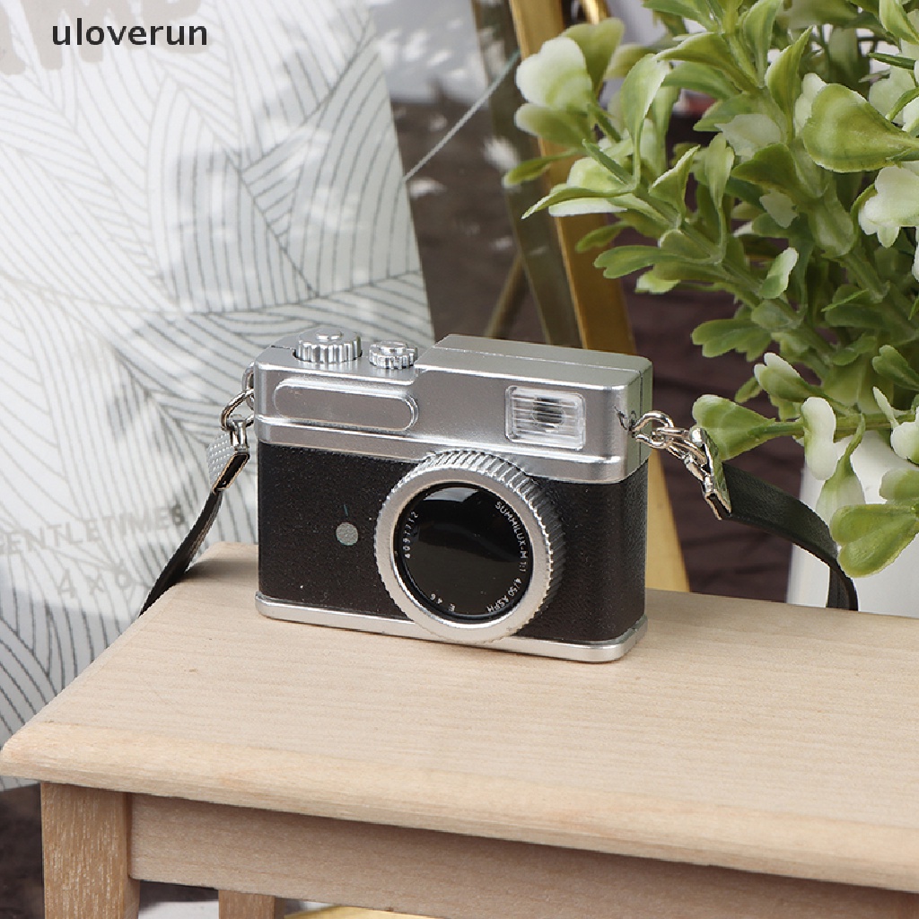 1 Mô Hình Máy Ảnh Mini Kiểu Retro Trang Trí Nhà Búp Bê