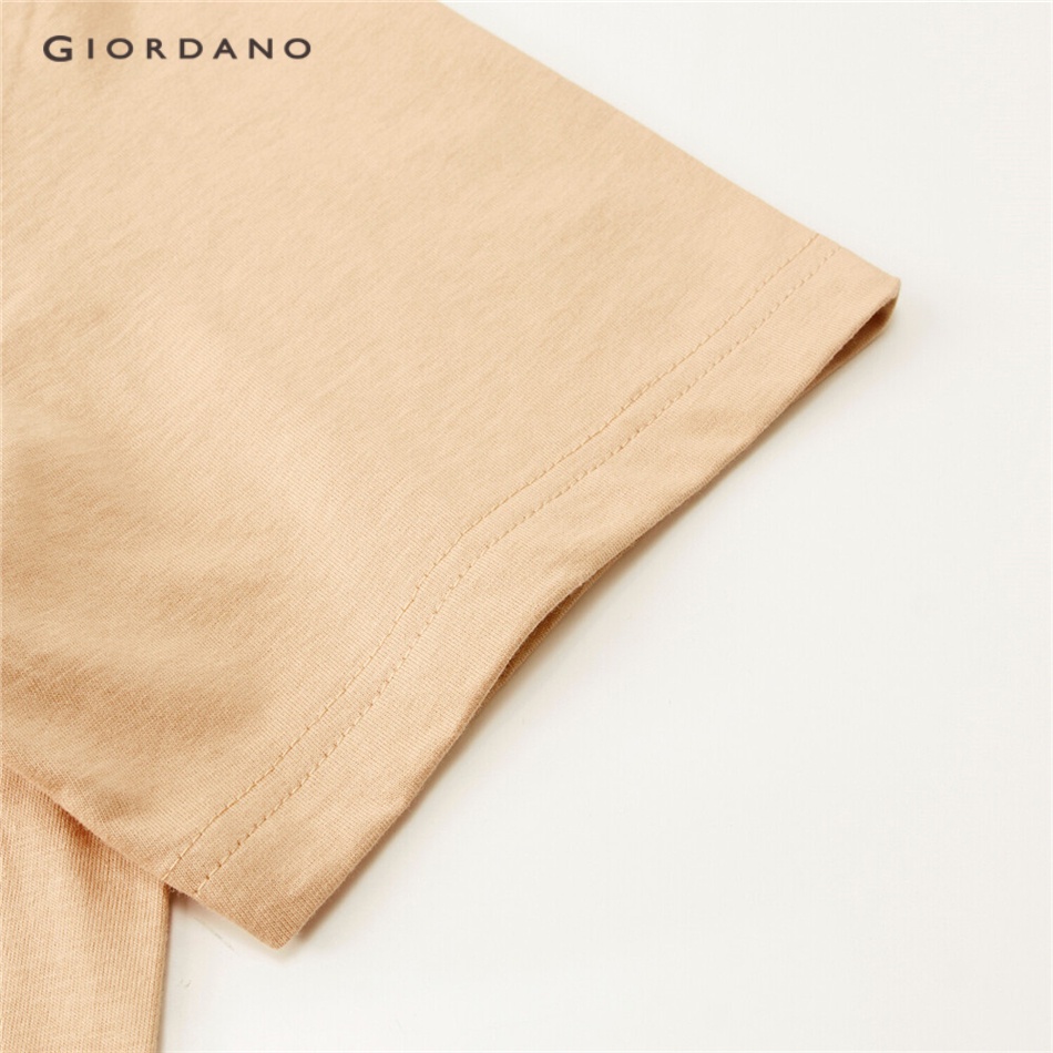 Áo thun GIORDANO 91093036 tay ngắn cổ tròn in họa tiết thời trang dành cho nam