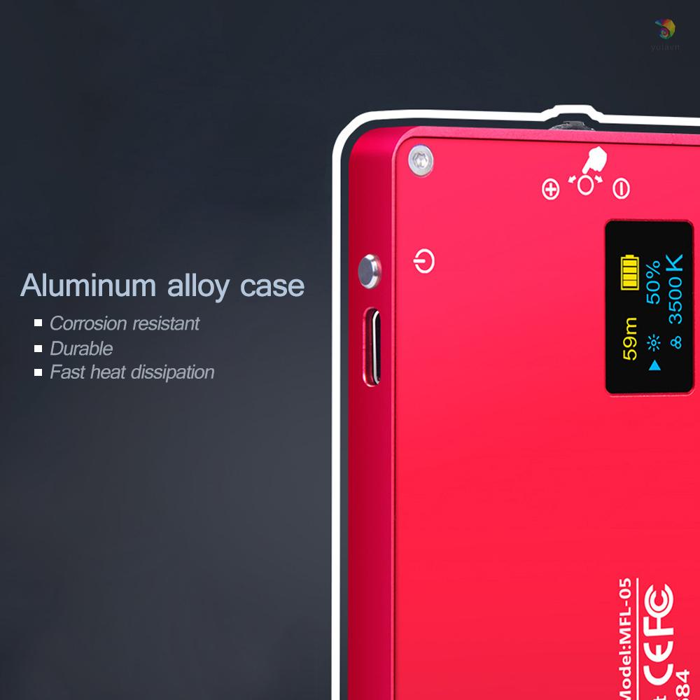 Đèn Từ Tính 8W Cổng USB Có Thể Điều Chỉnh Độ Sáng / Thay Đổi Màu Sắc Theo Nhiệt Độ Cho Máy Ảnh Manbily 8W