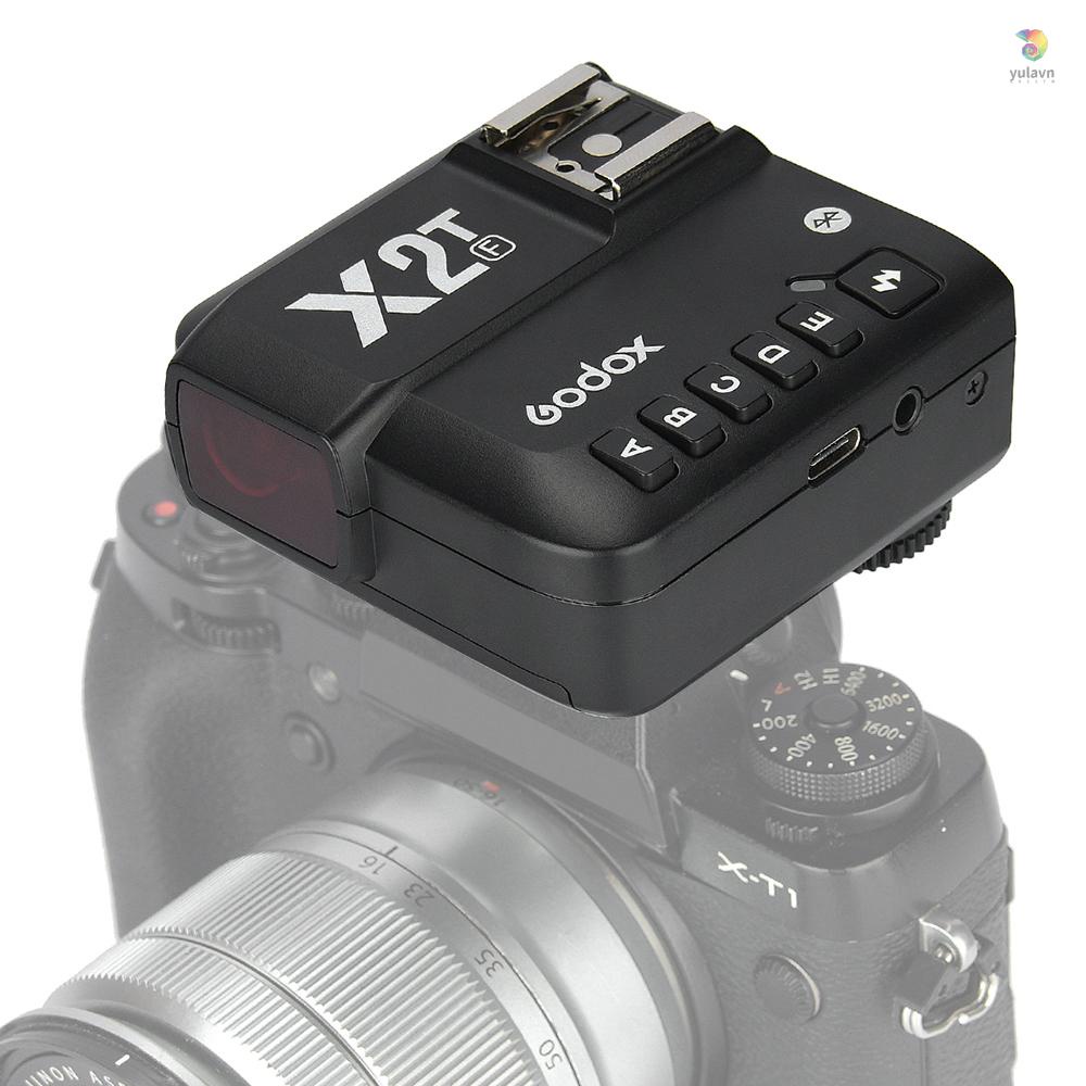 Thiết Bị Kích Hoạt Đèn Flash Không Dây Godox X2T-F TTL 1 / 8000s HSS 2.4G Cho Godox V1 TT350F AD200 AD200Pro iPhone X / 8 / 8 Plus HUAWEI P