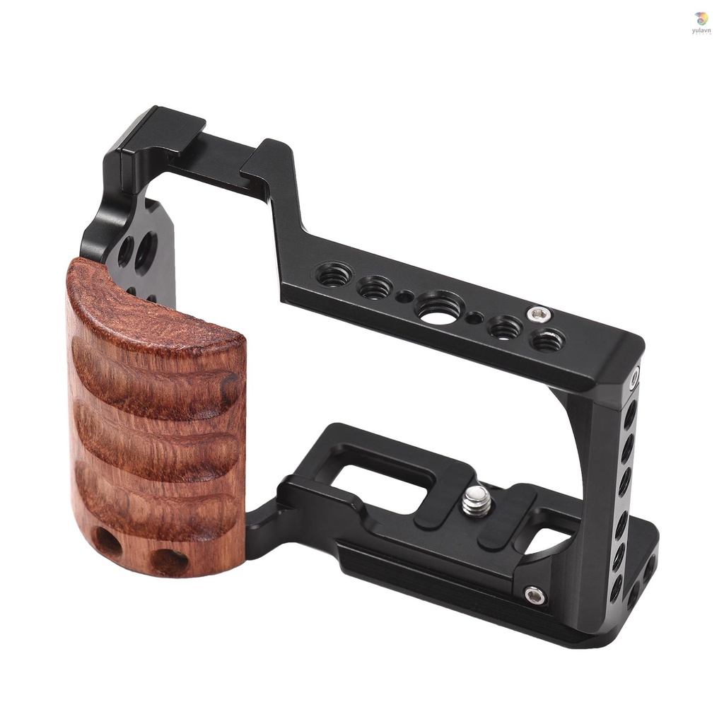 Khung Máy Ảnh Andoer Bằng Hợp Kim Nhôm Với Ốc Vít Lạnh 1 / 4 Inch Và 3 / 8 Inch Thay Thế Chuyên Dụng Cho ZV-E10