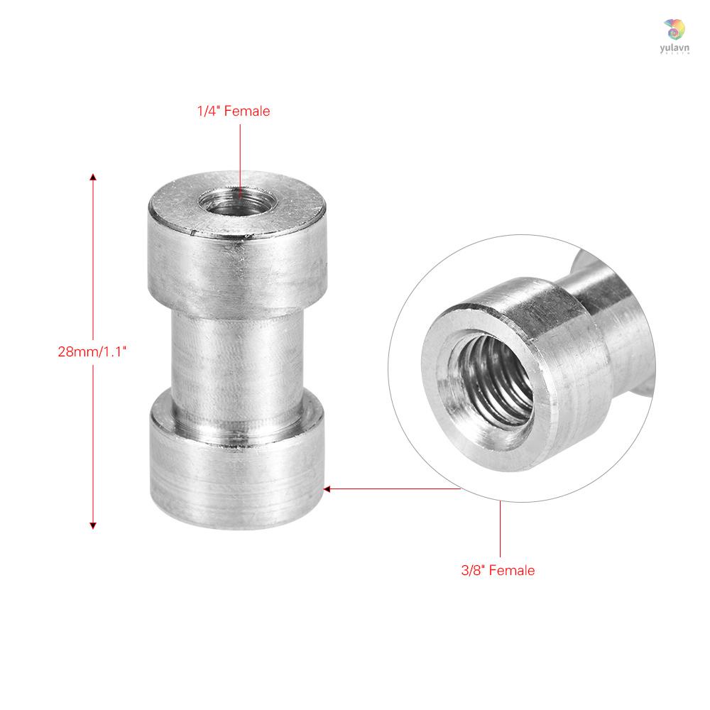 Set 5 Ốc Vít Nối 1 / 4 &quot;- 20 Và 3 / 8&quot; - 16 Female Cho Giá Đỡ Đèn Flash Máy Ảnh