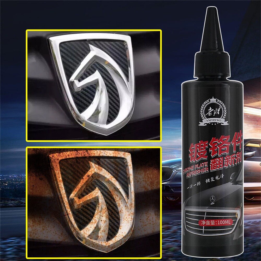 Bình Xịt Tẩy Rỉ Sét Mạ Crôm Kim Loại Pousbo 100Ml Bình Xịt Tẩy Rỉ Sét Ô Tô Phụ Tùng Kim Loại Vành Bánh Xe Ô Tô Rửa Xe Hơi Chống Gỉ Queen2019