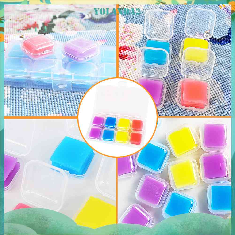 Bộ Tranh Đính Đá 5D Họa Tiết Đất Sét Độc Đáo DIY Dùng Trang Trí Nhà Cửa