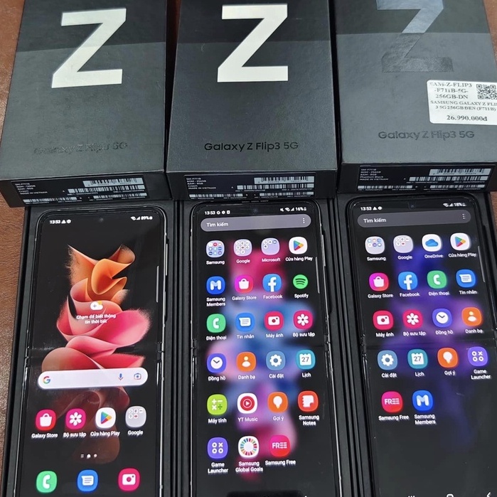 Điện Thoại Samsung Galaxy Z Flip 3 dung lượng 256GB - Hàng Chính Hãng, full box , Bảo Hành 12 tháng