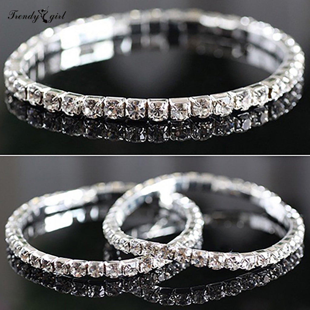 Vòng Tay Đính Đá Thời Trang Dành Cho Nữ