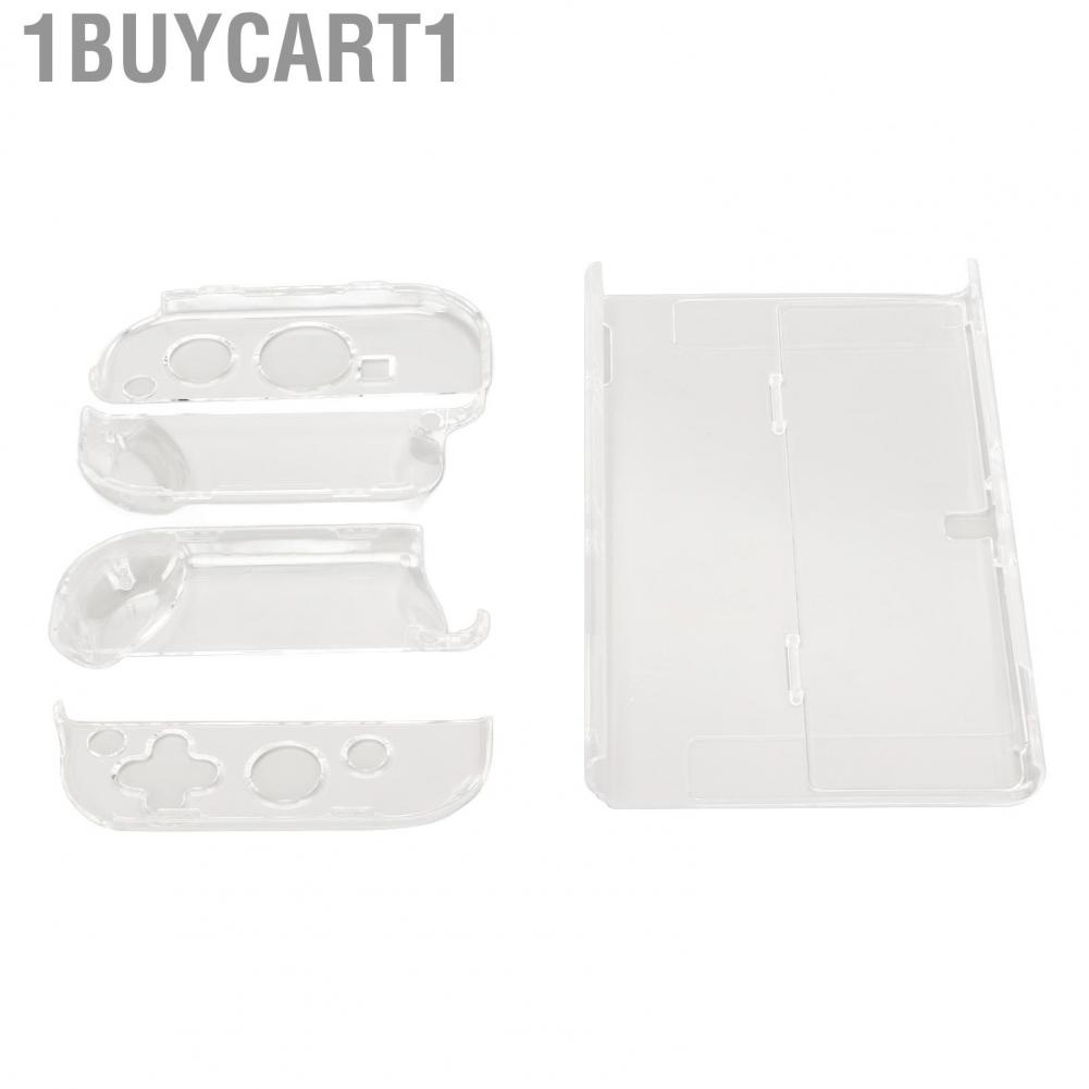 1buycart1 Clear Console Case  Gamepad Protective Prevent Fingerprint Split Design for Game