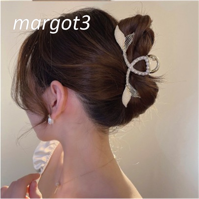 Kẹp Tóc Đuôi Cá Đính Ngọc Trai Thời Trang Cho Nữ