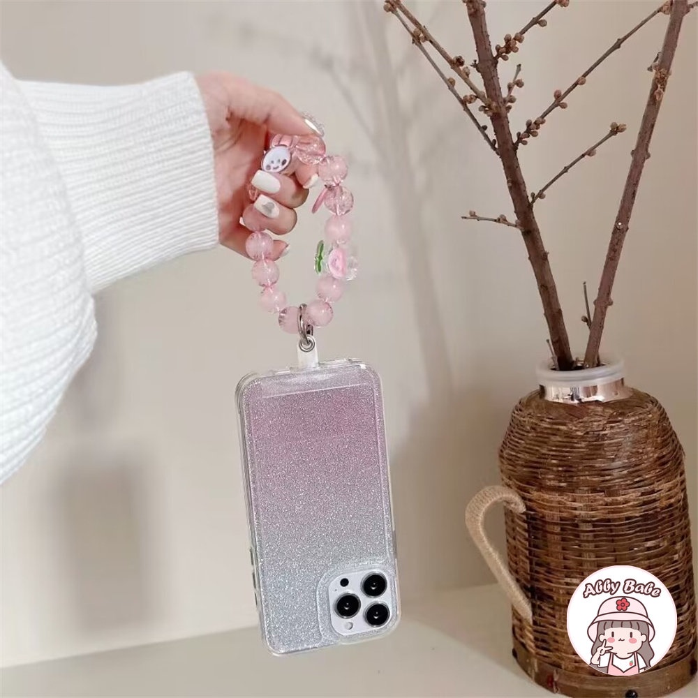 Ốp Điện Thoại TPU Mềm Chống Mồ Hôi Màu Gradient Có Vòng Tay Cho IPhone 14 Pro Max 13 12 11 Pro Max X XS Max