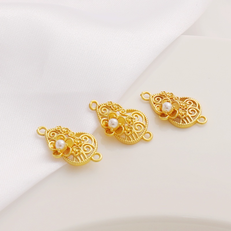 Mặt Dây Chuyền Mạ Vàng Hình Quả Bầu 11x20mm Độc Đáo