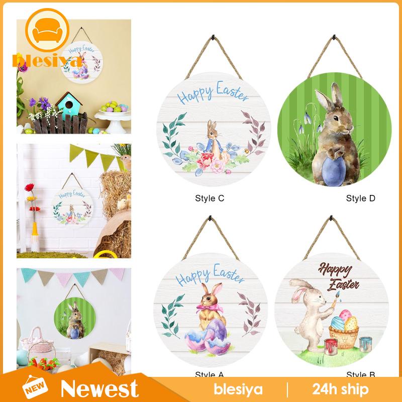 [Blesiya] Móc Treo Cửa Họa Tiết Thỏ Phục Sinh Trang Trí Nhà Cửa