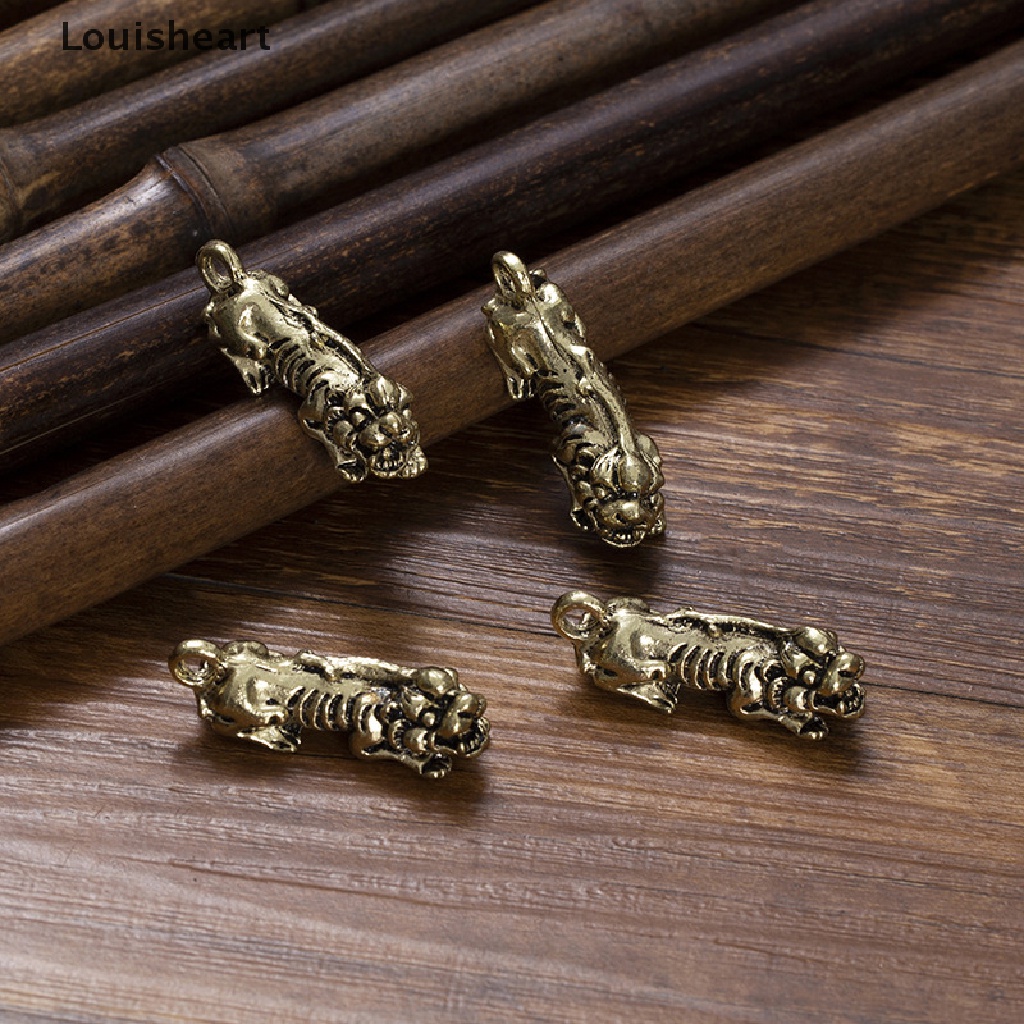 Móc Chìa Khóa Bằng Đồng Thau May Mắn Phong Thủy Hiệu Louisheart