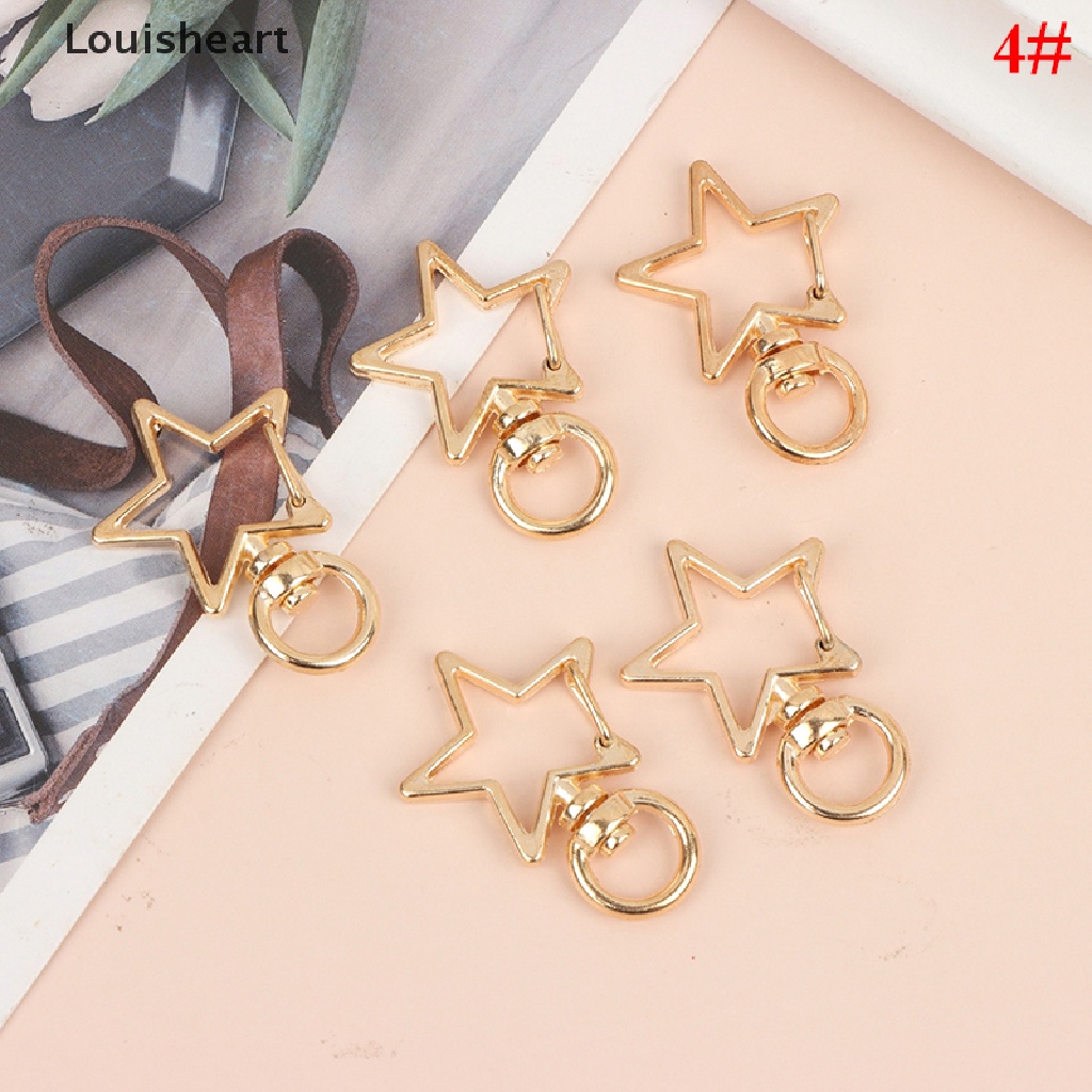 Bộ 5 Móc Khóa Hình Trái Tim Louisheart TFG