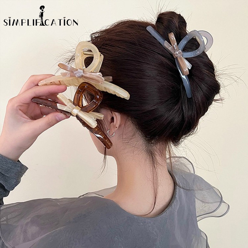 Kẹp Tóc Hình Nơ Lớn Ngọt Ngào Thời Trang Hàn Quốc Cho Nữ