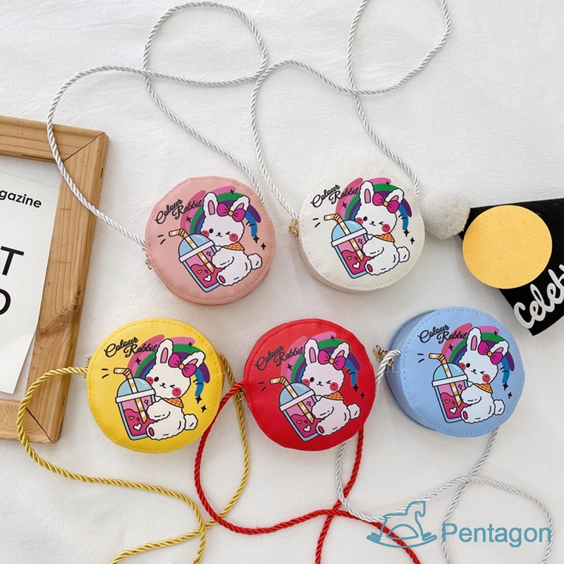 Túi Đeo Vai Bằng Da PU Trọng Lượng Nhẹ In Họa Tiết Hoạt Hình Thời Trang Mùa Hè Dành Cho Bạn Gái