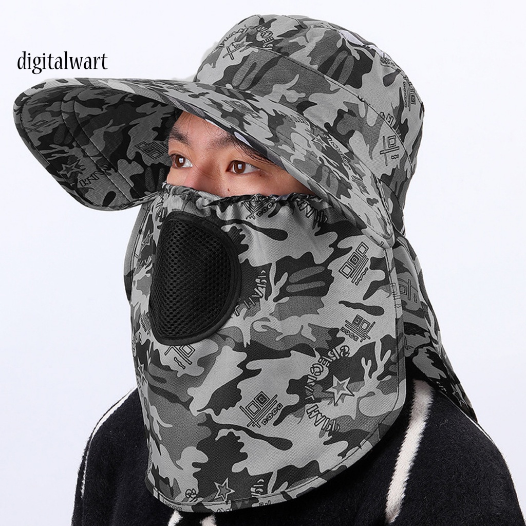 Kỹ Thuật Số| Mũ Rộng Vành Chống Nắng Tia UV Bảo Vệ Toàn Diện Tiện Dụng Cho Nam