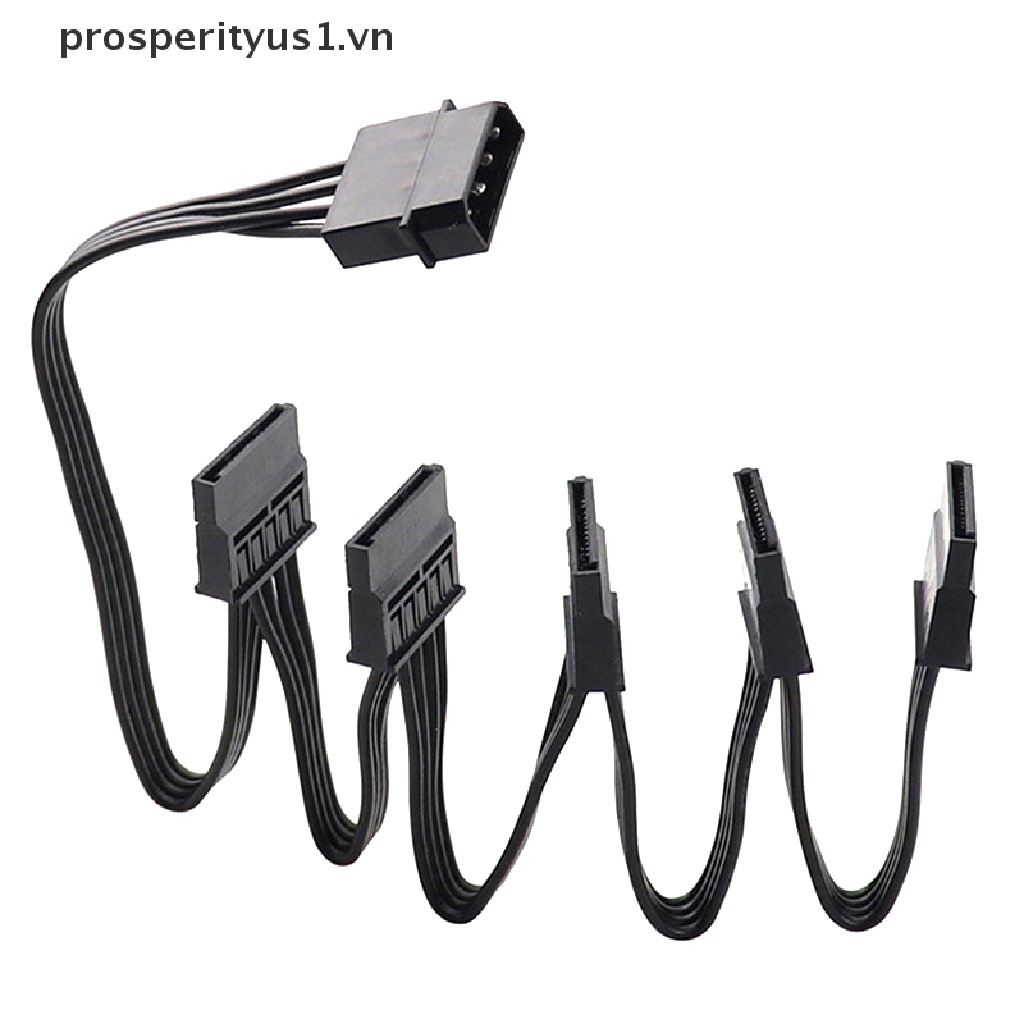 Cáp Chia Nguồn Ổ Cứng 4pin IDE Từ 1 Sang 5 SATA 15Pin Chuyên Nghiệp Chất Lượng Cao