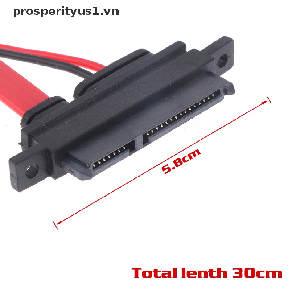 Combo Cáp Nối 2 Trong 1 7Pin SATA + Nguồn FDD Flippy 7 + 15 Pin 22P SATA CD / DVD HD 2Pin