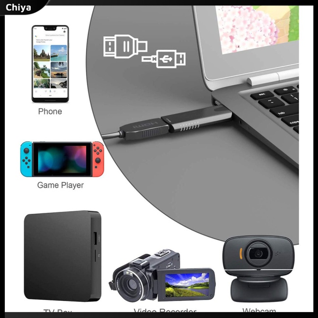 Thẻ Ghi Hình Video Hd Usb Bằng Hợp Kim Nhôm Chất Lượng Cao