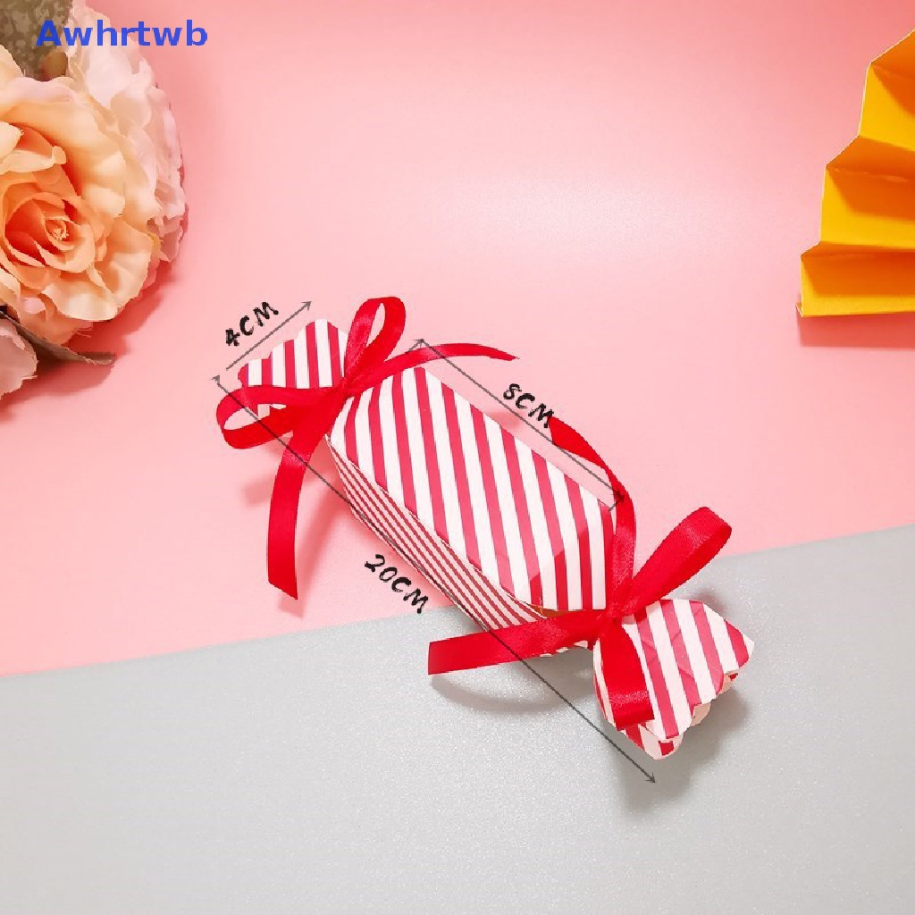 Set 10 Túi Giấy Đựng Kẹo Làm Quà Tặng Đám Cưới / Sinh Nhật Cho Bé Mới