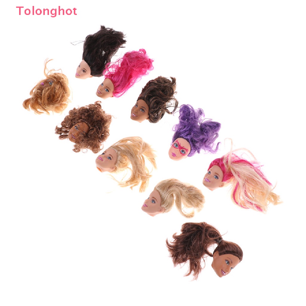 Đầu Búp Bê Barbie Tóc Dài Tỉ Lệ 1 / 6