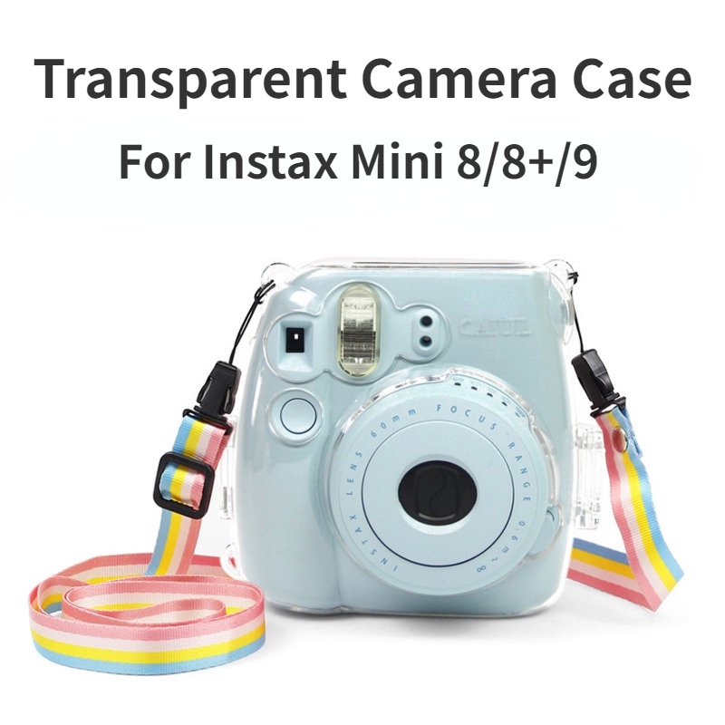 Ốp Điện Thoại Cứng Trong Suốt Cho Máy Ảnh instax mini 8 / 8 + / 9 mini9 mini8
