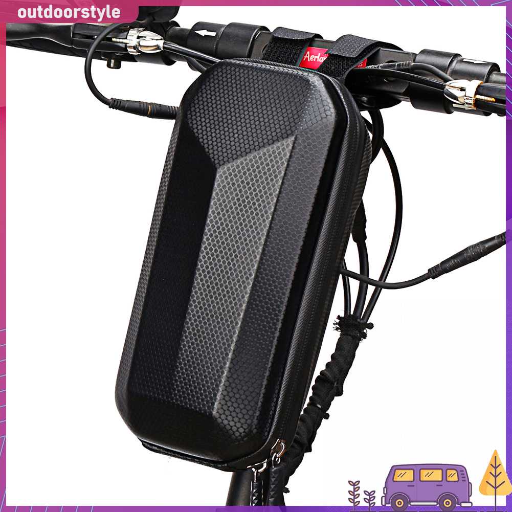 2L Hardshell Front Scooter Hanger Bag Không thấm nước Folding Bike Portable Bag