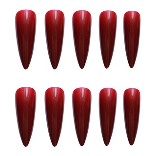 Set 24 Miếng Dán Móng Tay Giả Màu Đỏ Cs-56