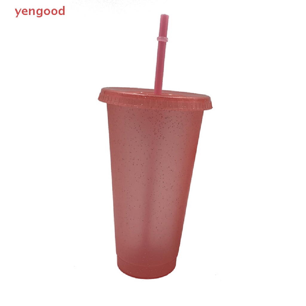 Bình Nước Có Ống Hút Thiết Kế Nhỏ Gọn Có Thể Tái Sử Dụng