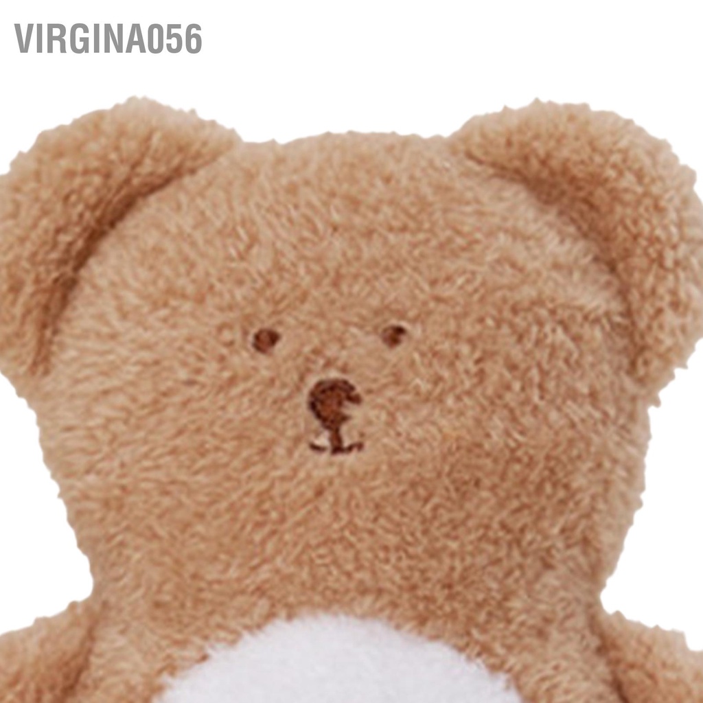 Virgina056 Đồ chơi nhồi bông cho chó Hình gấu dễ thương Thiết kế kêu cót két Chống cắn Chó mềm cưng