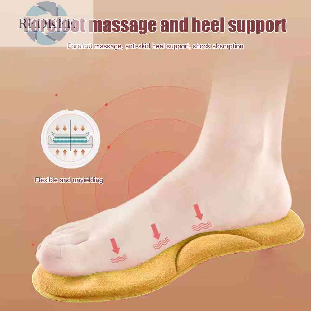 Đế Lót Giày Tự Sưởi Ấm Thấm Hút Mồ Hôi Chống Trượt