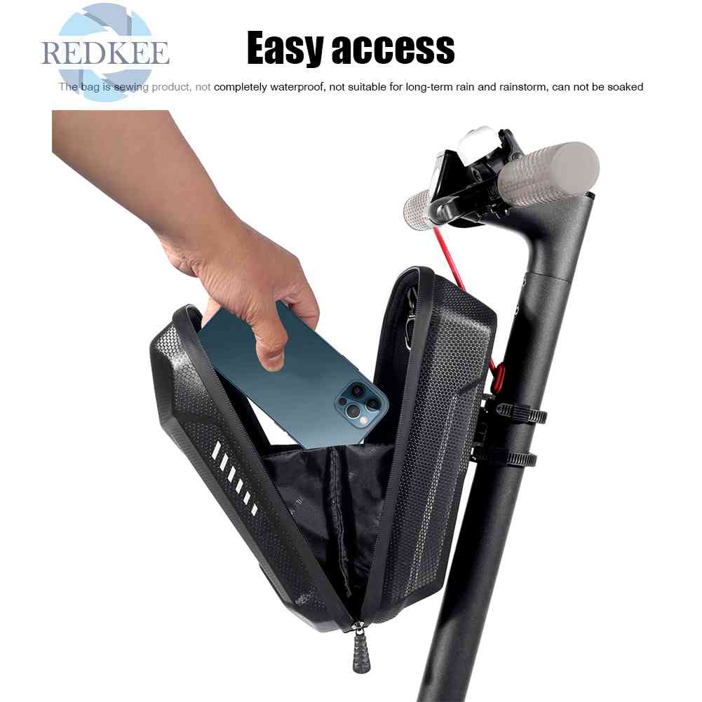 Túi Vỏ Cứng EVA Thông Dụng 3 Loại 2L / 3L Gắn Tay Lái Xe Đạp Điện