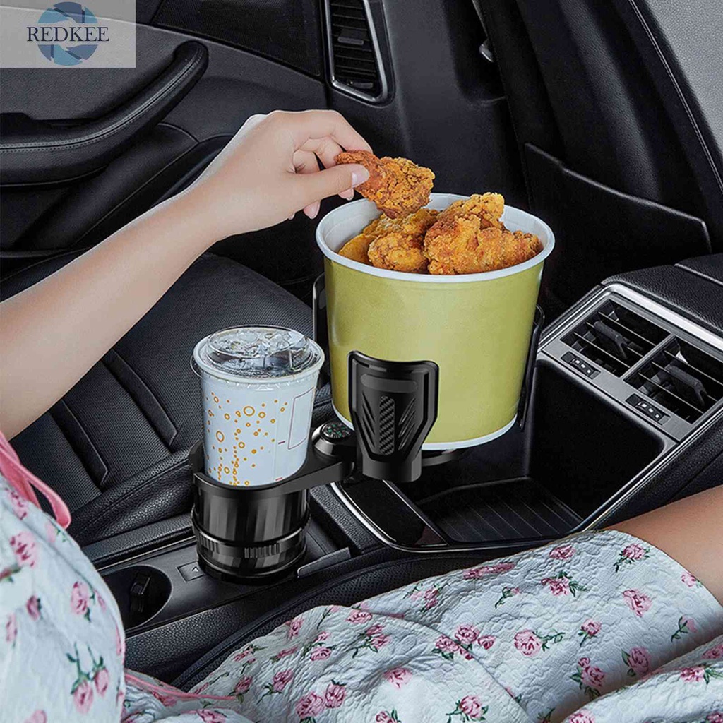 Giá Đỡ Cốc Nước Xoay 360 Độ 2 Trong 1 Tích Hợp La Bàn