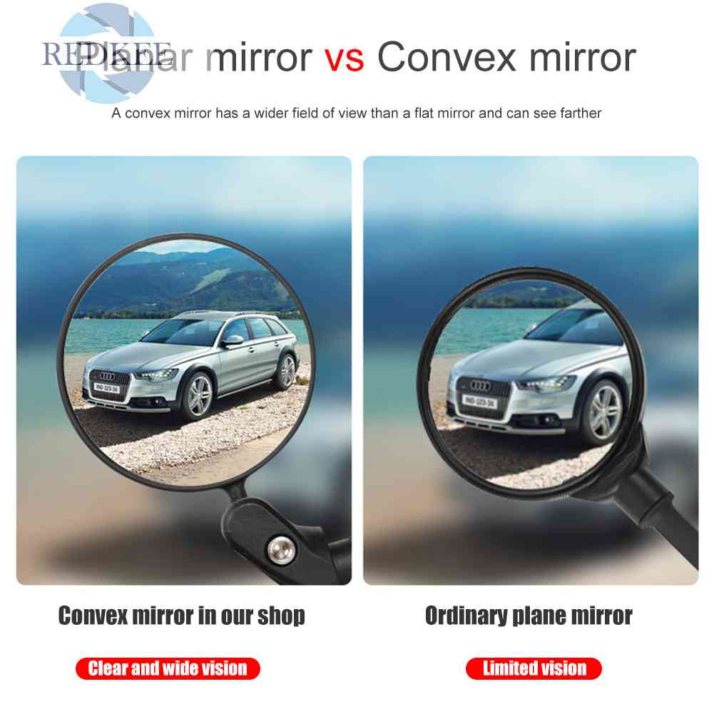 Gương Chiếu Hậu Phản Quang Gắn Tay Lái Xe Đạp MTB Gấp Gọn Tiện Lợi