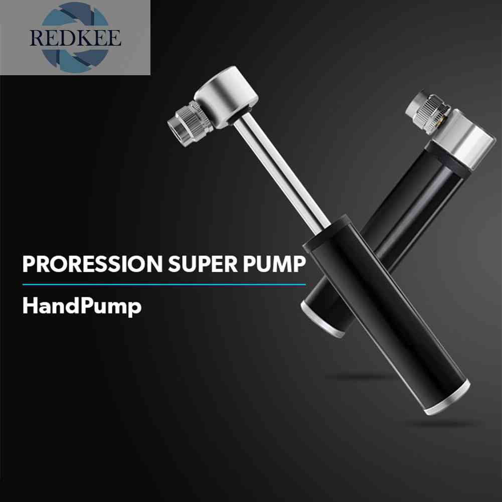 Ống Bơm Xe Đạp Mini Cầm Tay Bằng Hợp Kim Nhôm