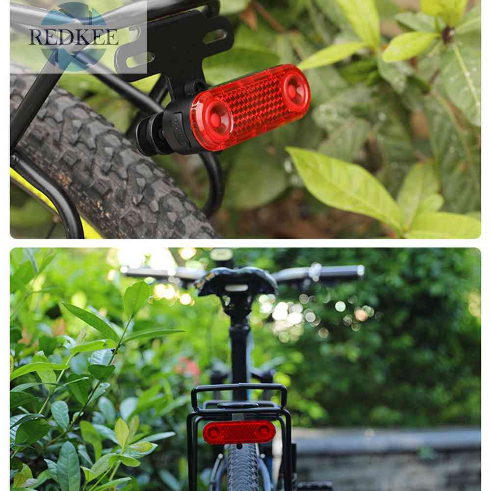 Đèn LED Phản Quang Gắn Yên Sau Xe Đạp Sạc Cổng USB
