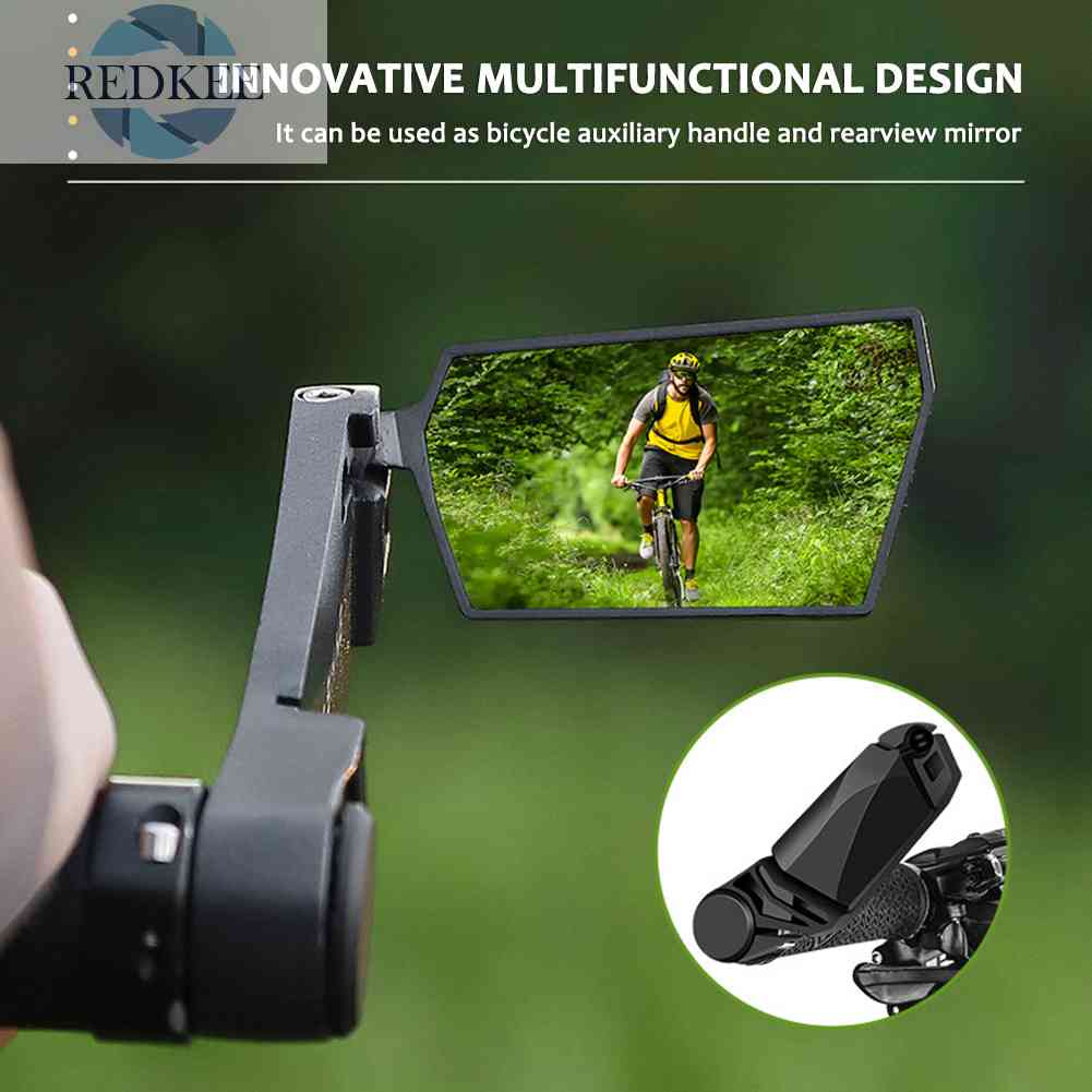 Gương Chiếu Hậu Phản Quang Gắn Tay Lái Xe Đạp