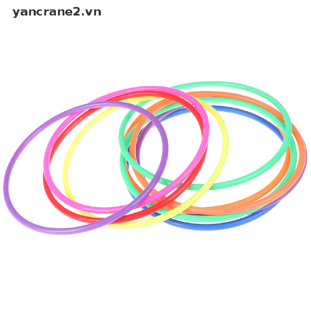 Set 5 Vòng Ném Bằng Nhựa Nhiều Màu Sắc 18CM Đồ Chơi Giáo Dục Cho Bé {yancrane2.vn}