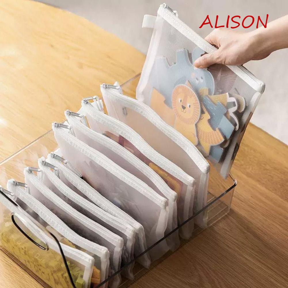 Túi Đựng Tài Liệu Trong Suốt Chống Thấm Nước Có Khóa Kéo Tiện Dụng Cho Bé
